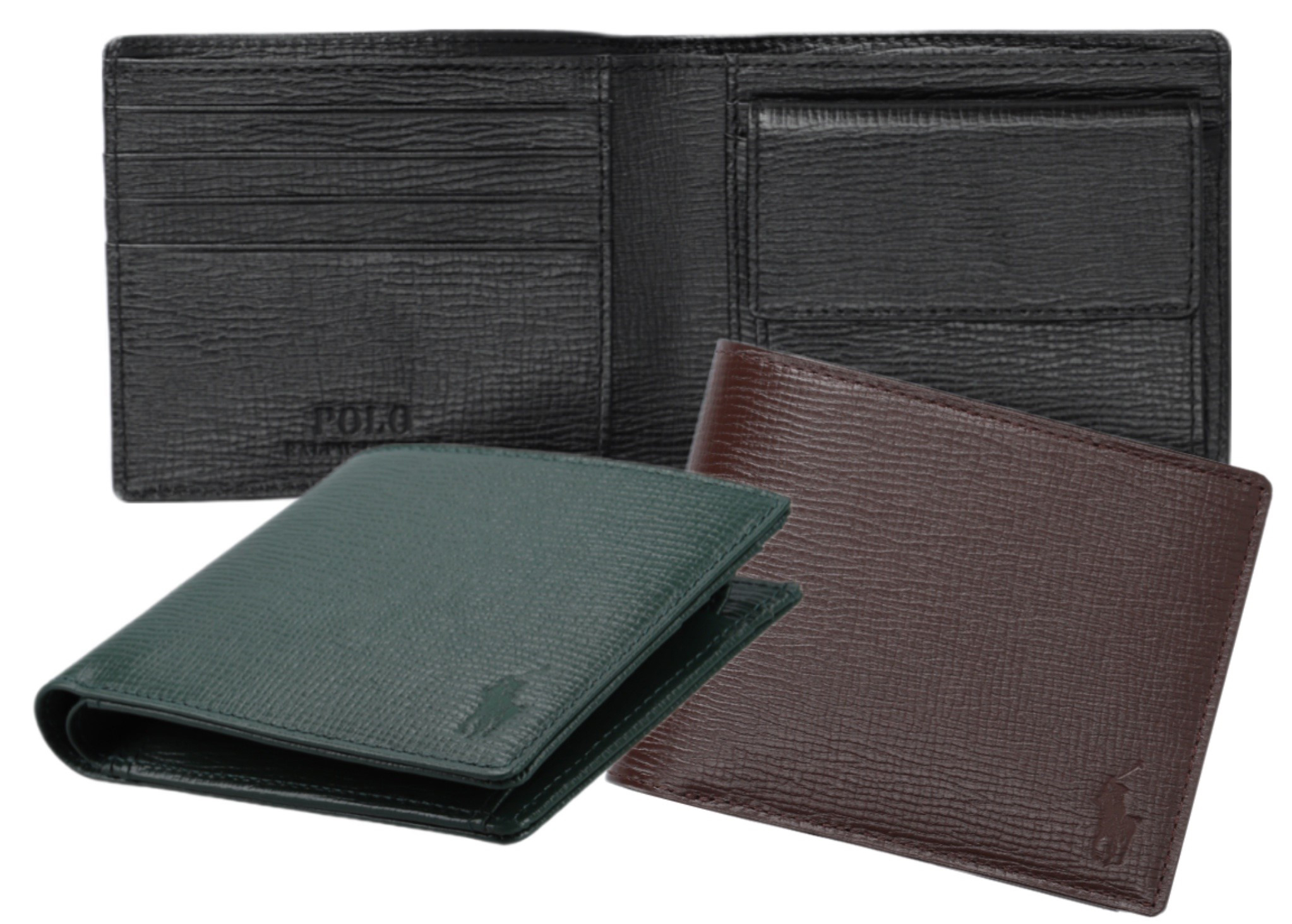 ラルフローレン 二つ折り札入れ メンズ ギフトに最適 型番 P-HE211